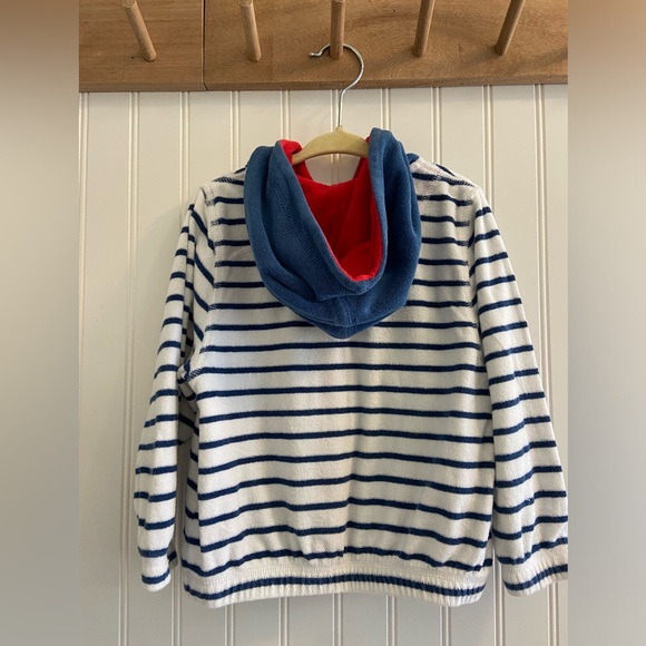 Hanna Andersson Terry Cloth Long Sleeve Zip Hoodie Swim Cover Up Beach 90 3T - Picture 8 of 8